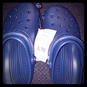 Navy Blue Crocs